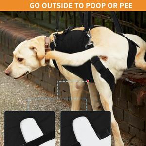 สายจูงสุนัขปรับได้พร้อมที่จับสายรัดเสริมไม่ทำให้สำลักสายรัดสำหรับจูงสัตว์เลี้ยงสำหรับสุนัขเดินเหมาะกับขนาดเล็กขนาดกลาง - Product Image 3