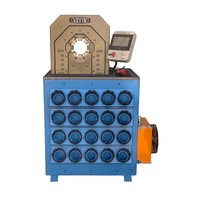 Máquina de prensado de mangueras CNC, cabezal delgado de manguera, más conveniente de usar, el ordenador puede insertar directamente el exterior