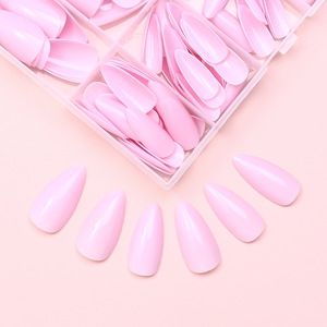 Haute qualité 120-Boxed Press-On <span class=keywords><strong>ongles</strong></span> conseils doux <span class=keywords><strong>couleur</strong></span> unie conception française demi-<span class=keywords><strong>faux</strong></span> <span class=keywords><strong>ongles</strong></span> <span class=keywords><strong>pour</strong></span> les doigts <span class=keywords><strong>ongles</strong></span> artificiels - Product Image 4
