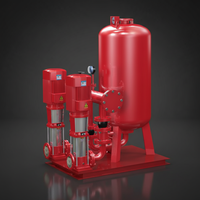 Pompe à incendie électrique 380V en acier inoxydable avec moteur 7,5 CV, solutions de traitement de l'eau multi-étages, personnalisable OEM