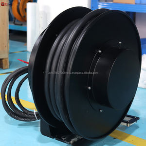 Enrollador de Cable Retráctil con Resorte para Cables CAT5E y DMX, Cable de Alimentación de 16A, Uso en Equipos Industriales - Product Image 6