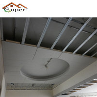 Foshan Decor Panneau de gypse moderne de 9mm pour plafonds de salle de bain pour hôtel
