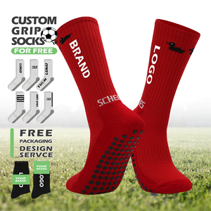 جوارب رياضية مضادة للانزلاق بتصميم مخصص وشعار حسب الطلب، جوارب كرة قدم عالية الجودة للرجال - Product Image 1