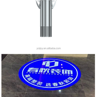 YoiJoys Proyector de Techo LED Mini de 25W, Proyector de Logotipo Empotrado Personalizable para Interiores con Control Remoto