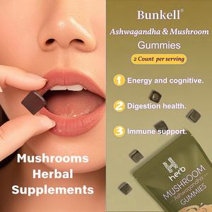 Gomitas de Hongos Orgánicos de Marca Privada OEM/ODM con Ashwagandha y Melena de León, Suplemento Energético para Mejorar la Inmunidad - Product Image 2