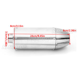 Système d'échappement complet pour moto, tuyau d'échappement + silencieux en acier inoxydable pour Honda XR50 CRF50 50cc 70cc 90cc 110cc 125cc - Product Image 6