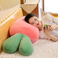 Coussin de corps en peluche douce en forme de carotte, grand format, pour le sommeil, jouet en peluche rectangulaire, coussin moelleux pour enfants, décoration de lit et de maison, vente en gros