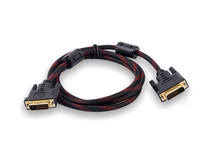 Kabel DVI Kecepatan Tinggi, Kabel DVI 1080P 3D Lapis Emas Pria DVI Ke DVI 24 + 1 PIN Kabel 1.5M untuk Monitor LCD DVD HDTV XBOX
