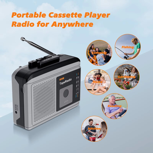 Reproductor de casetes retro de fábrica, radio AM/FM, grabadora, reverso automático, reproductor de MP3 con USB y TF para el hogar, estudio, viajes y audio. - Product Image 5