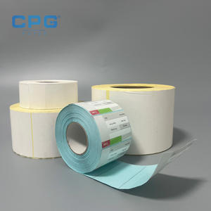 Etiquetas Autoadhesivas Personalizadas al por Mayor de Alta Calidad, Papel para Etiquetas Térmicas de Envío de 100x150, 50x30, 50x25, Rollo de Etiquetas Adhesivas de 4x6 Pulgadas - Product Image 1