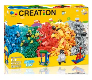 QIZHILE 550pcs Factory Price Bulk Blocks Toys Creative Compatible With Legos DIY Building Blocks For Kids Building Blocks Sets