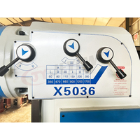 Fraiseuse verticale universelle X5036 de haute qualité à alimentation automatique, type genouillère, pour usages moyens, fabriquée en Chine