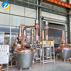 500L + 300L ZJ Cobre Ollas dobles <span class=keywords><strong>Dos</strong></span> ollas Destilador Equipo de destilación para fábrica de <span class=keywords><strong>whisky</strong></span> de malta de cebada - Product Image 2