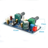 Filter Low Pass Bass Subwoofer Preamp Amplifier Board Single Power DC 9-32V Preamplifier Dengan Pengaturan Volume Bass