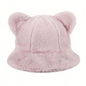 Sombreros de Pescador de Piel Sintética para Mujer, con Orejas Desmontables, para Todas las Estaciones, Casuales, de Viaje, al por Mayor - Product Image 2