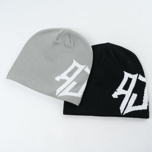 Oem alta calidad calavera clásico cálido personalizado sombrero Unisex 100% acrílico Jacquard tejido invierno esquí Beanie - Product Image 6