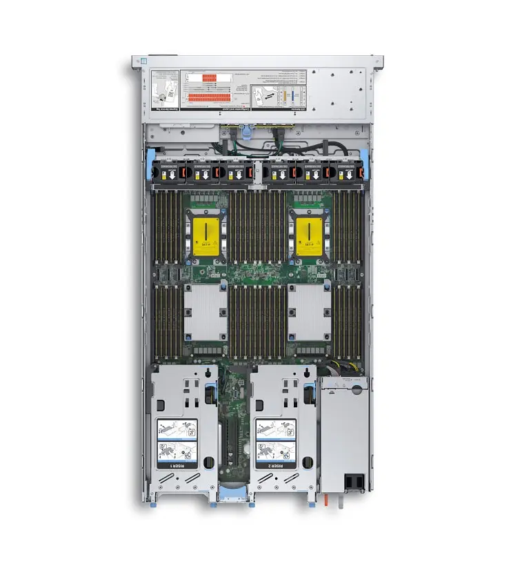 Высокопроизводительный четырехсторонний сервер PowerEdge R840 2U