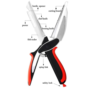 <span class=keywords><strong>Ciseaux</strong></span> multifonctionnels en acier inoxydable 2 en 1 pour couper les légumes <span class=keywords><strong>Ciseaux</strong></span> pour la cuisine - Product Image 3