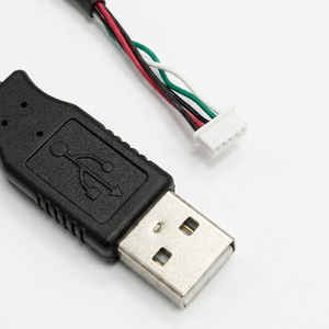 Well Insulated Usb A Male To 4Pin Usb Cable Tin Plated Copper Pvc 200Mm~1000Mm For Industrial Control Modules - Product Image 1