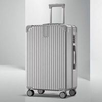 Valise de voyage rigide à roulettes de haute qualité avec ouverture frontale, en ABS et PC