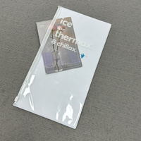 Sacs à fermeture éclair en plastique transparent blanc en vinyle personnalisé sac d'emballage de vêtement en PVC emballage de gant de vêtements imprimé de logo sacs à fermeture éclair