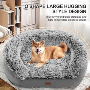 Fabrikant Groothandel Op Maat Nieuwe Geüpgradede <span class=keywords><strong>Extra</strong></span> Grote Hondensofa Luxe Bed Wasbaar Traagschuim Orthopedisch Honden- en Huisdierbed - Product Image 2