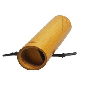 Bamboo Wine Dispenser Set With Cups And <b>Tongs</b> Coffee Brown For Liquor <b>Serving</b> - Product Image 5