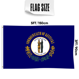 全新多功能肯塔基州国家旗帜尼龙3X5ft多功能旗帜 - Product Image 3