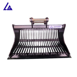 Godet de criblage personnalisé, godet squeletté pour excavatrice SK200 SK250, préparation du sol paysager, haute efficacité - Product Image 1