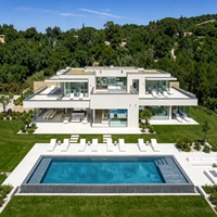 Casas Prefabricadas de Lujo, Casa Portátil Internacional de 3 Dormitorios, Villa Personalizada, Estructura de Acero Resistente, Villa Prefabricada
