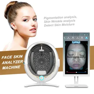 Produtos de venda quente 21,5 inc pad 3d analisador de pele facial mágica espelho máquina de análise de pele para analisar problemas de pele