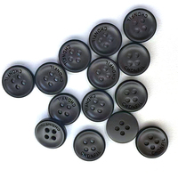 Boutons de chemise de couleur peints à la bombe, adaptés aux vêtements pour hommes, femmes et enfants, boutons en résine à quatre trous.