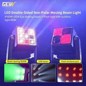 4pcs <span class=keywords><strong>60W</strong></span> đôi bên 4x60W chùm rửa Strobe vô hạn dẫn di chuyển đầu ánh sáng sân khấu cho <span class=keywords><strong>DJ</strong></span> Club Bar Disco Đảng - Product Image 3