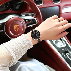 Montre à quartz pour femme Poedagar 506, bracelet en acier inoxydable de luxe, lumineuse, étanche - Product Image 6