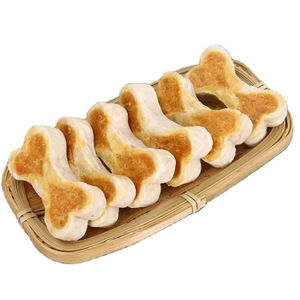 Toptan Doğal Tavuk Aromalı Sığır Derisi Preslenmiş Kemik Şeklinde Yüksek Proteinli Köpek Ödülü Vitaminler ve Mineraller Tüm Boyutlardaki Köpekler İçin Diş Bakımı - Product Image 2