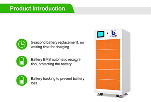 Station d'échange de batteries au lithium COMA CM-0801 pour véhicules électriques et scooters avec matériau ignifuge en PC et puissance de sortie de 1300W - Product Image 5