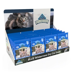 Promotional Foldable Eco-Friendly Cardboard Totem Display Tier <b>Counter</b> for Cat Food for Store for Showcase - Product Image 2