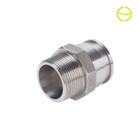 Raccord de tuyauterie fileté en acier inoxydable pour systèmes de tuyauterie industriels