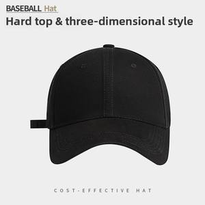 หมวกเบสบอลหัวใหญ่อเนกประสงค์สำหรับผู้หญิง, หมวกปีกกว้างสำหรับฤดูใบไม้ผลิฤดูร้อนป้องกันแสงแดดปักลายตัวอักษรมียอดแหลม - Product Image 6