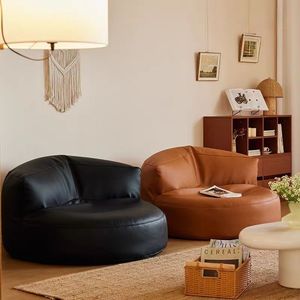 Divano Singolo <span class=keywords><strong>Moderno</strong></span> a Sacco, Poltrona Casual con Poggiapiedi per <span class=keywords><strong>Appartamento</strong></span>, Balcone, Camera da Letto, <span class=keywords><strong>Soggiorno</strong></span> - Product Image 6