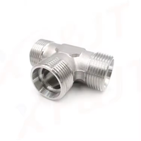 Performance optimale Nouveau raccord hydraulique DIN en acier au carbone avec tuyau en caoutchouc Pièces hydrauliques-Adaptateur adaptateur de tuyau hydraulique