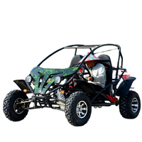 Kit d'essieu à essence, châssis de karting électrique robuste pour adulte, buggy à pédales, pneus renforcés, 2 places, avec moteur