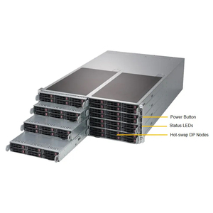 Super Micro il F619P2-RTN ottetto nodo ad alta densità Server di seconda mano X11DPFR-SN LGA3647 supporta i dischi rigidi NVME - Product Image 4