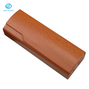 Estuche para <span class=keywords><strong>gafas</strong></span> de sol hecho a mano con textura de madera imitada, portátil, para guardar <span class=keywords><strong>gafas</strong></span> <span class=keywords><strong>graduadas</strong></span> de lectura. - Product Image 6