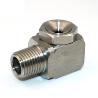 Boquilla de Pulverización Tangencial de Acero Inoxidable Huajue de 3/8 Pulgadas, Tipo Estándar, Ángulo de Pulverización de 51-144 Grados, Boquilla de Pulverización de Cono Hueco