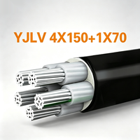Câble d'alimentation YJLV à âme en aluminium, isolé XLPE, gaine PVC, 0,6/1 kV, basse tension, pour la distribution et la transmission d'énergie souterraine