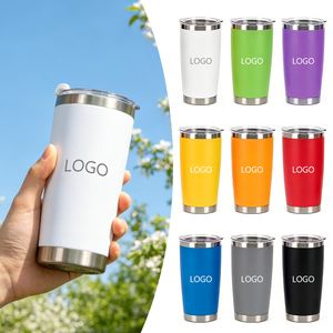 Custom Logo Double Wall Stainless Steel Spill Proof Coffee <b>Mug</b> 20oz Vacuum Insulated Travel <b>Mug</b> - Product Image 3