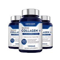 Capsules de collagène anti-âge, hydratation de la peau, soutien des cheveux, des ongles et des articulations, complément alimentaire pour femmes et hommes, capsules de collagène hydrolysé
