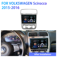 Meihua haute qualité 10 pouces Android GPS stéréo voiture tableau de bord décoration DVD Radio cadre intérieur accessoires Kit pour VW Scirocco