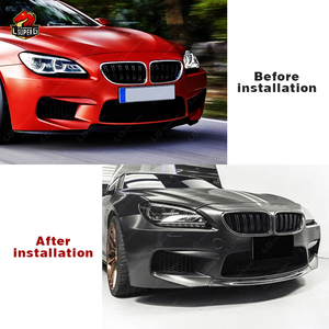 <span class=keywords><strong>Prix</strong></span> d'usine! Lèvre avant en Fiber de carbone de pièces automobiles pour <span class=keywords><strong>Bmw</strong></span> <span class=keywords><strong>M6</strong></span> mise à niveau vers les accessoires de kit de carrosserie de lèvre avant de Style RKP - Product Image 5